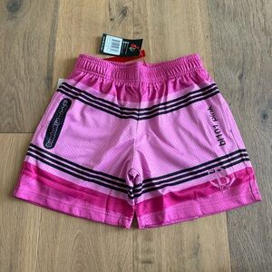 Baseball Lifestyle 101 - Crayon Shorts Pink - Youth Medium - NEW WITH TAGS